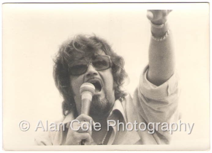 august jam charlotte motor speedway 1974 rock concert kodak tri-x film photography darkroom print yashica tl electro-x camera vivitar series 1 i zoom crowd wolfman jack