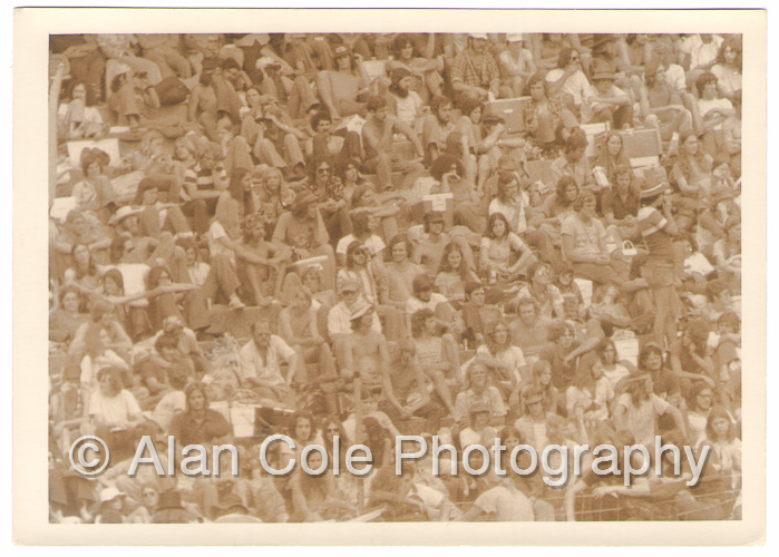 august jam charlotte motor speedway 1974 rock concert kodak tri-x film photography darkroom print yashica tl electro-x camera vivitar series 1 i zoom crowd